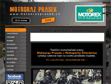 Tablet Screenshot of motosrazprasek.cz